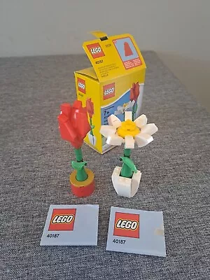 Buy Lego Seasonal 40187 Flower Display, 100% Complete With Box Now Retired • 9.99£