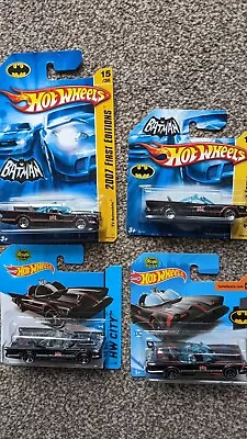 Buy Hot Wheels TV Series Batmobiles X4 • 16£