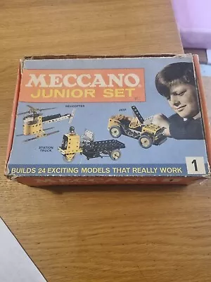 Buy Vintage Meccano Junior Set 1 • 30£