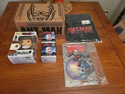 Buy Funko Pop Marvel Collector Corps ANT-MAN Box -Medium T- Shirt.  NEW Free Post  • 64.95£