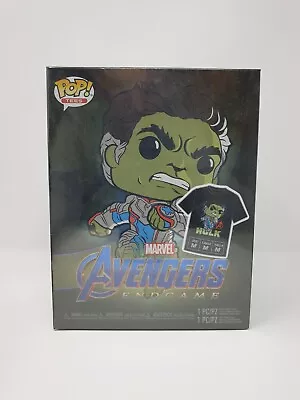 Buy Hulk Marvel Funko Pop Tees Vinyl Avengers Endgame T-Shirt Medium New Sealed • 22.49£