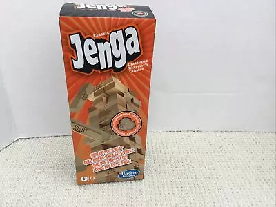Buy Classic Jenga Game From Hasbro Stacking Genuine Hardwood Block Game Age 6+ • 8.50£