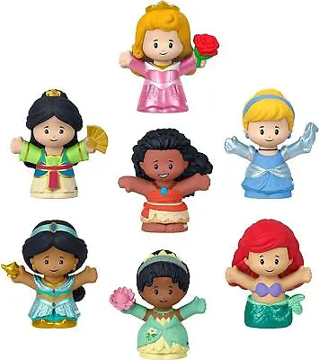 Buy Fisher-Price Disney Princess Little People Character Pre-school 7 Figure Pack • 25.49£