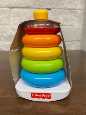 Buy Fisher Price Rock A Stack Toy Rings Stacking Baby Toddler Colourful Fisher-price • 11.65£