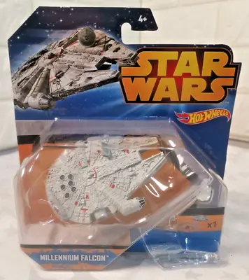 Buy New/Sealed Hot Wheels Star Wars Starships Millennium Falcon Mattel CGW56 • 7.99£