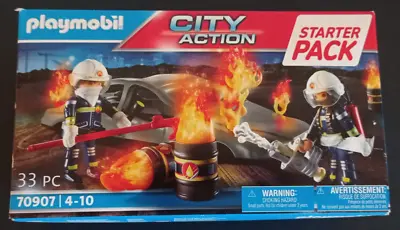 Buy PLAYMOBIL - CITY ACTION STARTER PACK - 70907 - 33pcs - NEW AND SEALED • 11.99£