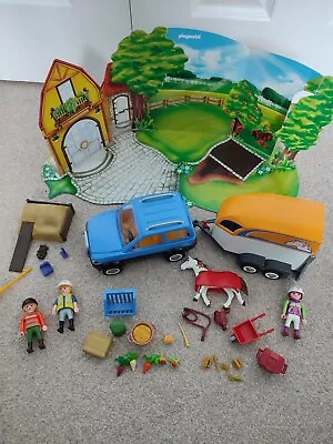 Buy Playmobil Horse Trailer And Extras • 18£