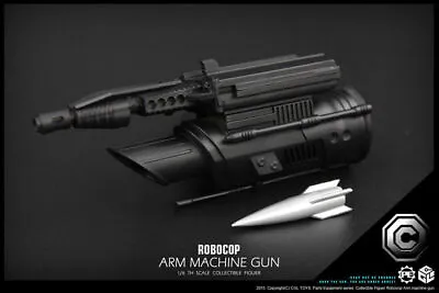Buy CGL TOYS PE01 Arm Machine Gun For Custom Hot Toys Robocop 1/6 Collectible Figure • 44.39£