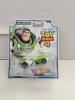 Buy Hot Wheels Character Cars Disney Pixar Toy Story 4 Buzz Lightyear Z14 • 3.28£