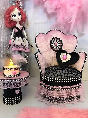 Buy Pinkrosemh Armchair Couch Furniture Barbie Monster High Blythe Dolls Cupid Sweet • 30.87£