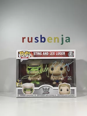 Buy Funko Pop! WWE Sting And Lex Luger Signed 2 Pack With COA • 155.99£