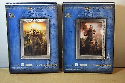 Buy NECA Lord Of The Rings 4  By 6  Pewter Picture Frames X2 - RARE • 45£