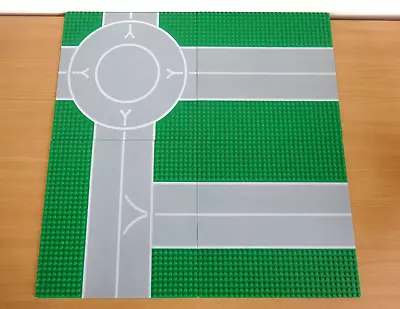 Buy Vintage Lego Road Base Plate Bundle X Roads Grey Green 32x32 • 23.99£
