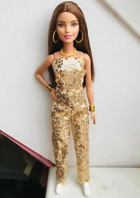 Buy Barbie Extra Rare Fashionista Style Look Doll Model Teresa Petite Gold • 14.33£