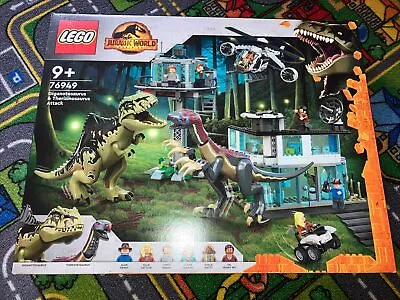 Buy LEGO 76949 Jurassic World Dominion Giganotosaurus & Therizinosaurus Attack New • 89.99£