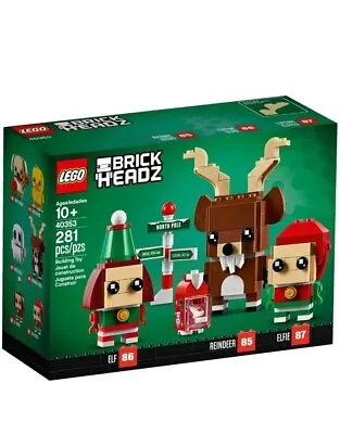 Buy Lego Brickheadz 40353 Reindeer Elf & Elfie Brand New Sealed Box Set Christmas  • 12£