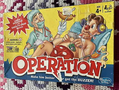 Buy Hasbro Operation- 2013 Board Game Lights Up No Sound Option 11 Pieces • 5£