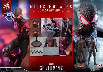 Buy In Hand! New Hot Toys VGM55 MILES MORALES Spider-Man (Upgrade Suit) 1/6 Figure • 430£