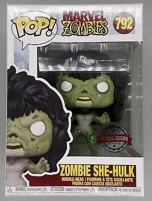 Buy Exclusive FUNKO POP! MARVEL - Zombies 'Zombie She-Hulk' #792 • 8.99£