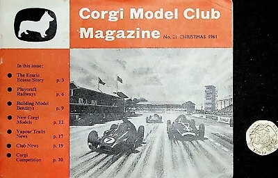 Buy Corgi Model Club Magazine No. 21 Christmas 1961 Bentleys Ecurie Ecosse • 9.95£