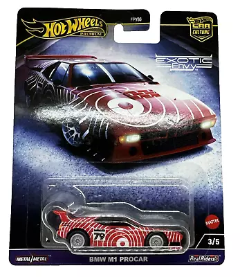 Buy Hot Wheels Premium BMW M1 Procar Red FPY86 No 3/5 New And Unopened • 29.99£