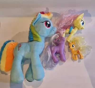 Buy G3 My Little Pony Bundle Fluttershy Mermaid Wysteria Applejack Rainbow Dash • 11.50£