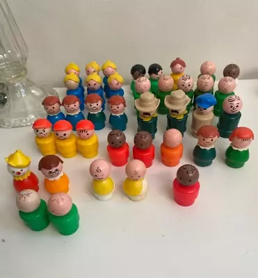 Buy 40 Vintage Fisher Price Play Replacement Figures • 19.99£