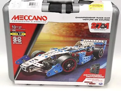 Buy MECCANO Engineering & Robotics Championship Race Car 27-in-1 Set 1277747 NEW-H67 • 9.99£