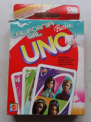 Buy Rare Barbie California Girl UNO Card Game - 2004 • 6£