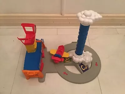 Buy Fisher Price Little People Spinning Sounds Airport Playset - No Accessories • 12.99£
