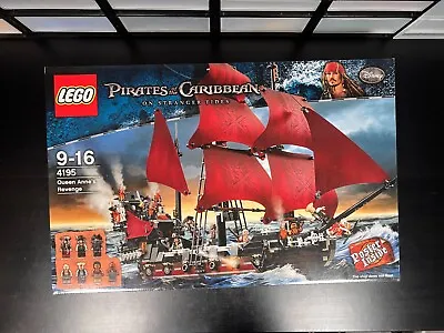 Buy LEGO GENUINE Pirates Of The Caribbean 4195 Queen Anne's Revenge RETIRED NEW SEAL • 780£