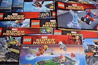 Buy Lego Marvel Super Heroes Instruction Manuals From Marvel Sets • 3.99£
