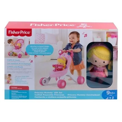 Buy Fisher-Price Princess Stroll-Along Musical Walker And Doll Gift Set.New • 49.99£