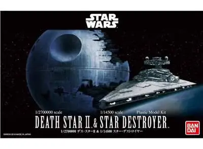 Buy Bandai 1/2700K 01207 Star Wars - Death Star II & Star Destroyer • 17.84£
