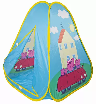Buy Peppa Pig & George Pig Pop Up Role Play House Tent Playden Indoor Outdoor Garden • 9.99£