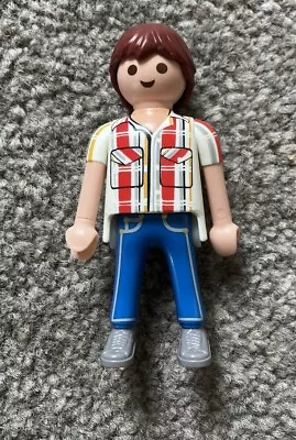 Buy Playmobil Man Dad Figure - Checked Shirt Denim Jeans - Holiday House • 2.50£