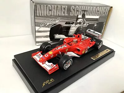 Buy NMIB 1:18 - MICHAEL SCHUMACHER 2001 WORLD CHAMPION - F1 Ferrari - MARLBORO DECAL • 145£
