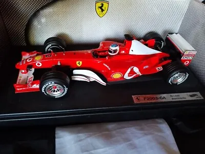 Buy Hot Wheels 1:18 Scuderia Ferrari F2003-GA Rubens Barrichello 2003 • 35.50£