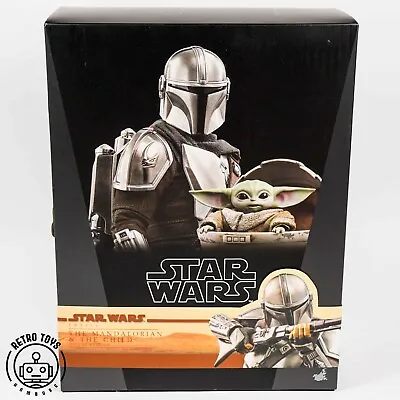 Buy DELUXE MANDALORIAN GROGU The Child Hot Toys Star Wars Original Packaging Sideshow TMS015 • 299.45£
