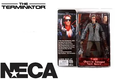 Buy Neca Terminator Series 2 - T-800 Battle Damaged Tech Noir - Action Figure • 70£