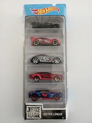 Buy Hot Wheels 2018, Justice League 5 - Pack (FKT50 - Very Rare) • 12.99£