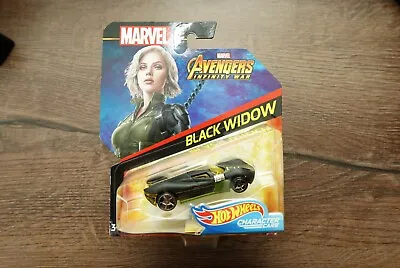Buy Marvel Avengers Black Widow Hotwheels • 6.50£