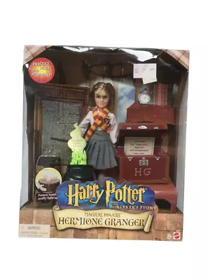 Buy Harry Potter Philosopher Stone Magical Powers Hermione Figure Mattel 2001 • 24.99£