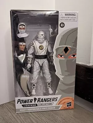 Buy NEW Power Rangers Lightning Collection - Mighty Morphin Ninja White Ranger Tommy • 49.50£