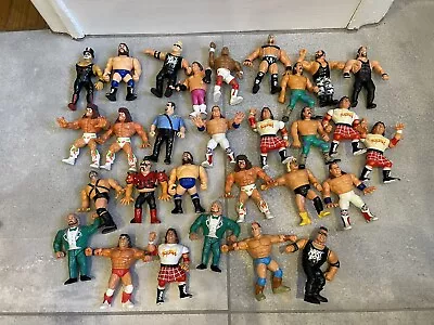 Buy WWF (WWE) Vintage Hasbro 1990s Wrestling Figures Bundle 29 Figures Warrior Rowdy • 99.99£