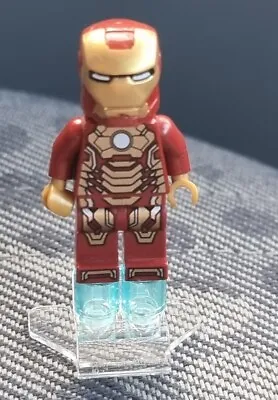 Buy LEGO Minifigure Iron Man Mark 17 Heartbreaker Marvel Superhero Sh073 Set 76008 • 13.99£