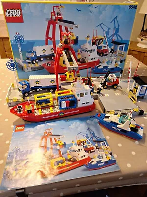 Buy Vintage LEGO 6542 Launch & Load Seaport *complete* With Box And Instructions. • 165£