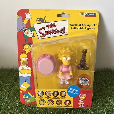 Buy The Simpsons Sunday Best Lisa Toy Figure UK (Playmates, 2003). Rare Collectible • 18.95£