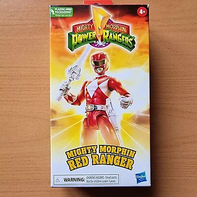 Buy Power Rangers Mighty Morphin Red Ranger 6  Action Figure Hasbro New • 14.38£