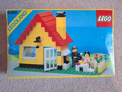 Buy Vintage LEGO 6360 Legoland Weekend Cottage With Original Box & Instructions • 25£